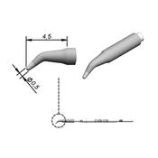 JBC NanoPunta saldante C105-110 - Conica curva Ø 0.5mm - 1pz
