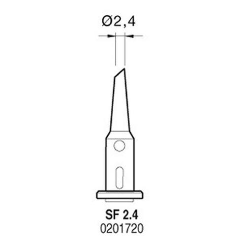 JBC SF 2.4 - Punta ø2.4 per saldatore a gas SG1070