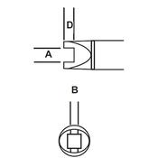 Metcal SMTC-501 - Punta biforcuta per Chip 0805 - Serie 500