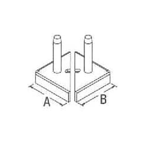 Pace 1121-0319-P1 Punte per Pinza termica TT-65 17x17mm