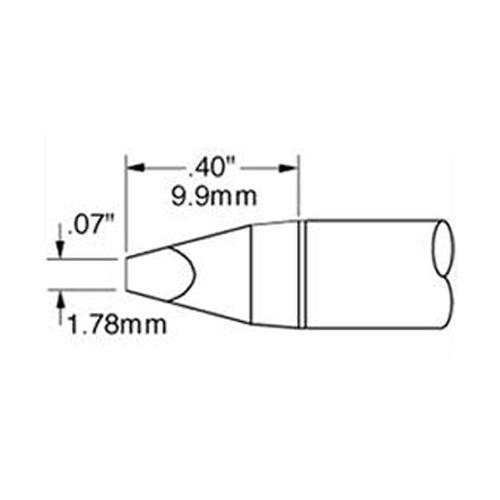 Metcal SSC-637A - Punta a cacciavite 30° 1.78 mm - Serie 600