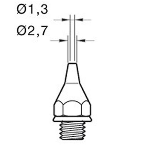 JBC Punta dissaldante 32HT - D.I. 1.3mm DSV 30ST/40ST/SL2020