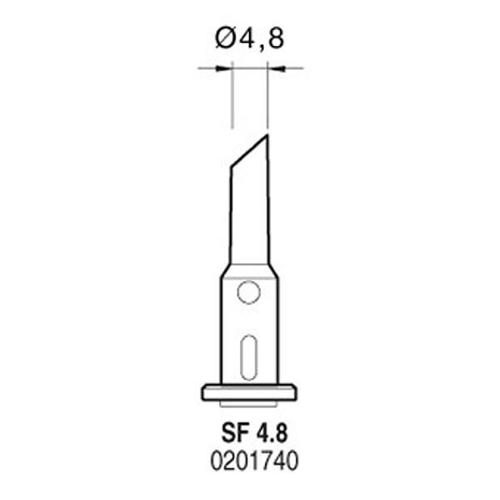 JBC SF 4.8 - Punta ø4.8 per saldatore a gas SG1070