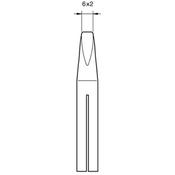 JBC Punta saldante T-65D - Cacciavite 6x2mm - Serie 65ST