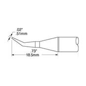 Metcal SSC-654A - Punta conica curva 0.51 mm - Serie 600