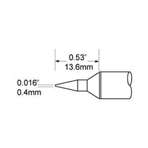 Metcal SFV-CNL04 - Punta conica lunga 0.4 mm