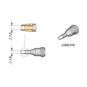 JBC C360-014 Punta dissaldante Pulizia piazzole D.I. Ø 1.2mm