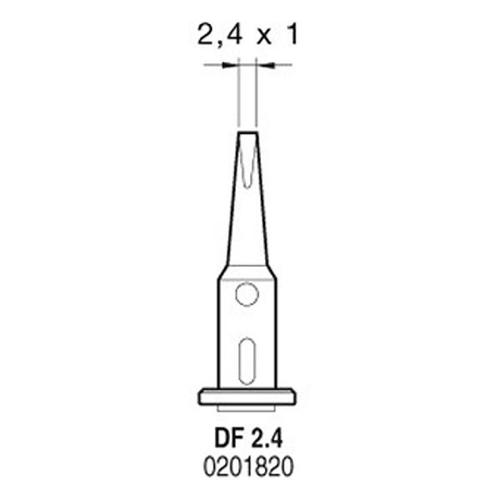 JBC DF 2.4 - Punta cacciavite 2.4 per saldatore a gas SG1070