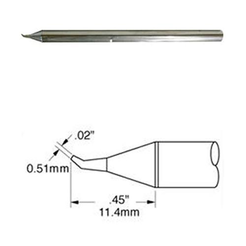 Metcal SSC-726A - Punta conica curva 0.51 mm - Serie 700