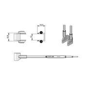 JBC C420-286 Punta per pinza termica U 15.6 x 14.3 mm