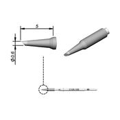 JBC NanoPunta saldante C105-109 - Fetta salame Ø 0.6mm - 1pz
