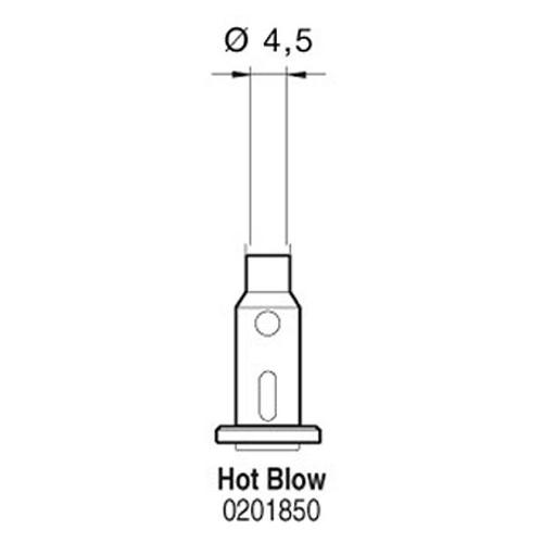 JBC Hot Blow - Punta ø4.5 per saldatore a gas SG1070