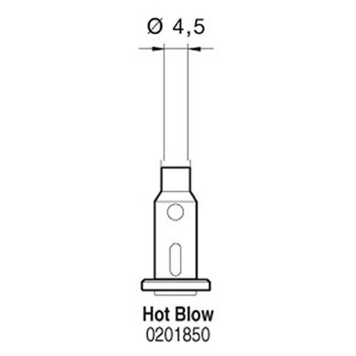 JBC Hot Blow - Punta ø4.5 per saldatore a gas SG1070