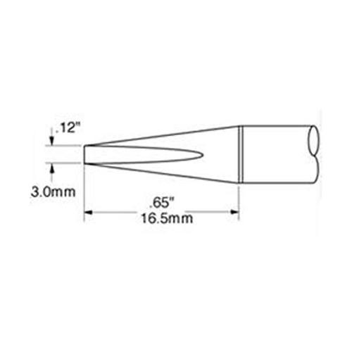 Metcal SSC-746A - Punta cacciavite lungo 3.0 mm - Serie 700