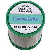 Filo Lead Free Sn99.3/Cu0.7 - 1.0mm - 500g