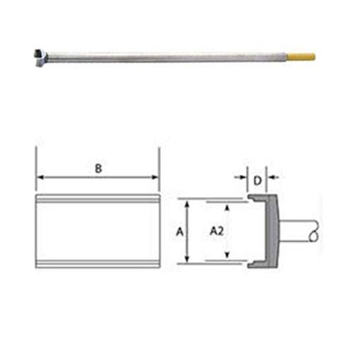 Metcal SMTC-106 - Punta tunnel per Soic-14-16 - Serie 700