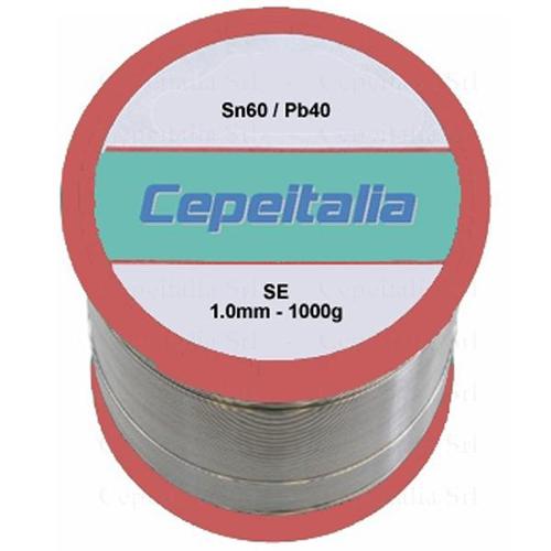 Filo stagno per saldare Sn60/Pb40 Sezione 1mm rocchetto 1kg