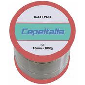 Filo stagno per saldare Sn60/Pb40 Sezione 1mm rocchetto 1kg