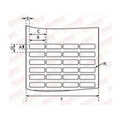 Nortec Etichette in poliestere bianco GLS 508x1651mm 10000pz