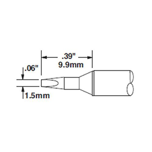 Metcal STTC-038 - Punta a cacciavite 1.5 mm - Serie 600