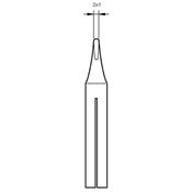 JBC Punta saldante T-10D - Cacciavite 2x1mm