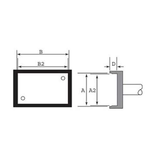 Metcal SMTC-012 - Punta sagomata per PLCC20 - Punta S. 600