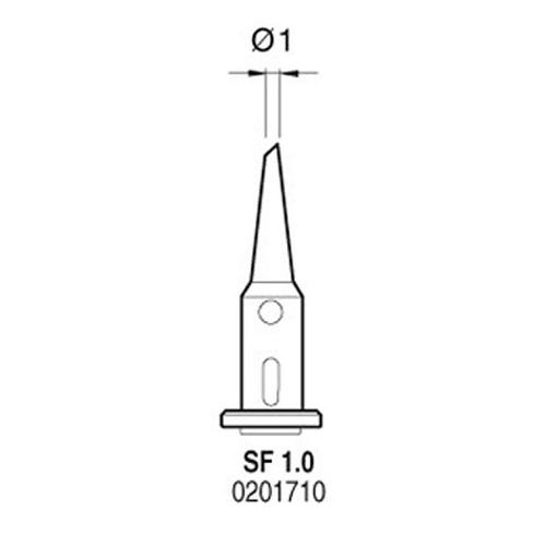 JBC SF 1.0 - Punta ø1.0 per saldatore a gas SG1070