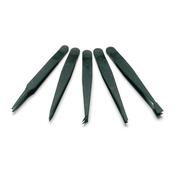 Kit pinzette ESD in fibra di carbonio