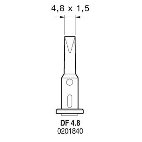 JBC DF 4.8 - Punta cacciavite 4.8x1.5mm per saldatore SG1070