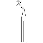 JBC Punta saldante C-03D - Conica curva Ø0.5mm - Serie 14ST