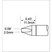 Metcal SCV-CH20 - Punta a scalpello 2 mm x 11 mm