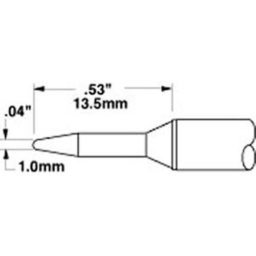 Metcal STTC-101 - Punta conica lunga 1.0 mm - Serie 700