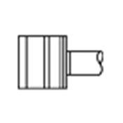 Metcal PTTC-607 - Coppia punte a lama 28 mm - Serie 600