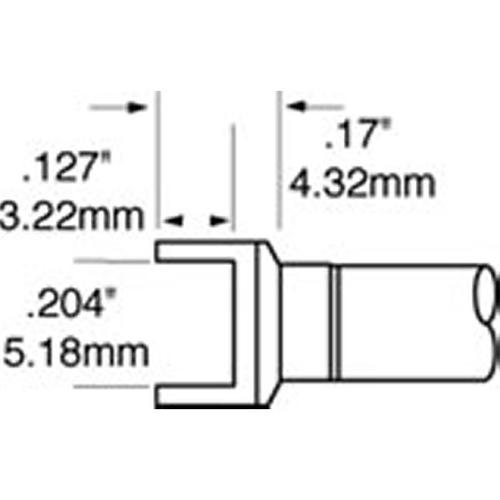 Metcal RFP-DL1 - Punta tunnel per SOIC 14-16