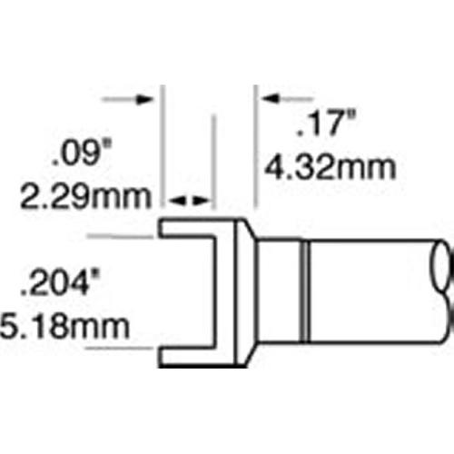 Metcal RFP-DL2 - Punta tunnel per SOIC 8