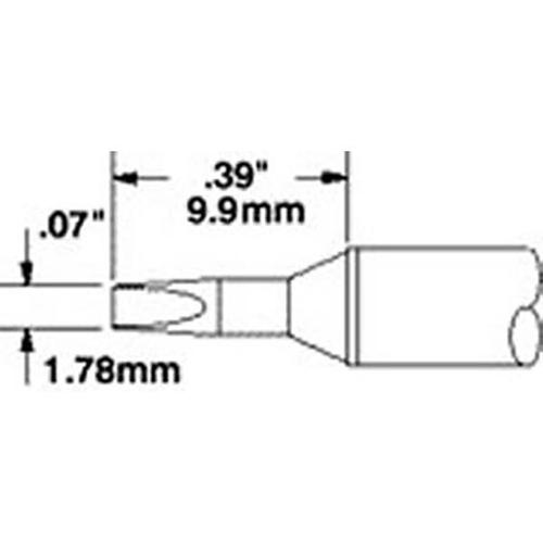Metcal STTC-537 - Punta cacciavite lungo 1.78 mm - Serie 500
