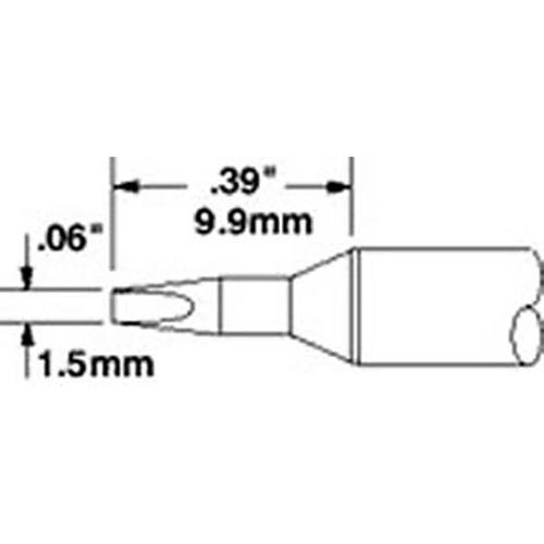 Metcal STTC-538 - Punta cacciavite lungo 1.5 mm - Serie 500