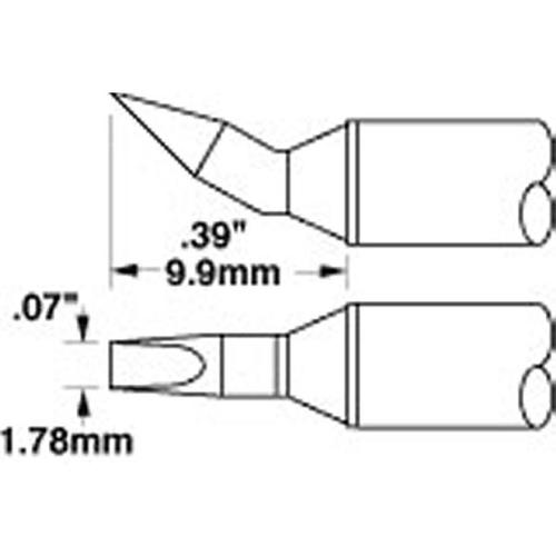 Metcal STTC-598 - Punta cacciavite curvo 1.78 mm - Serie 500
