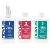 Novus Plastic Polish Kit 1/2/3 x 237 ml (8 once) + 6 panni