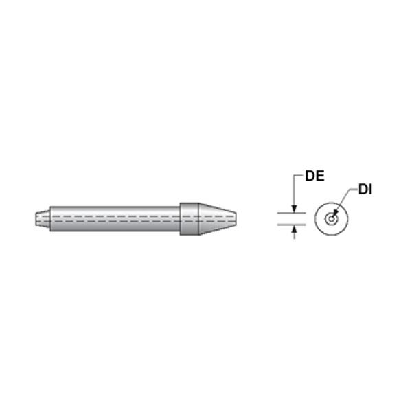 Confezione 5 Punte Scalpello Piegato Pace 1121-0361-P5 – 1/32 Pollici Per Saldatori A93, Sodrtek