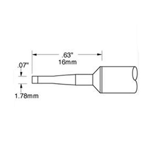 Metcal SSC-642A - Punta cacciavite lungo 1.78 mm - Serie 600