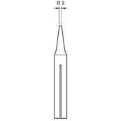 JBC Punta saldante R-20D - Conica Ø 2mm - Serie 65ST