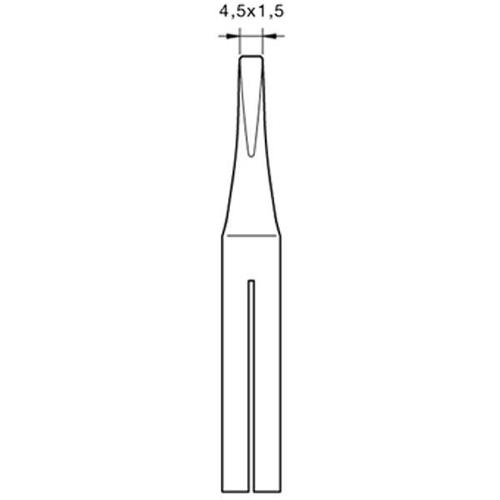 JBC Punta saldante T-55D - Cacciavite 4.5x1.5mm - Serie 65ST