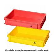 Contenitore giallo dissipativo - 400x300x170mm