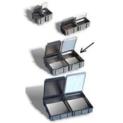 Iteco Contenitore ESD 37x41x15mm con coperchio a molla