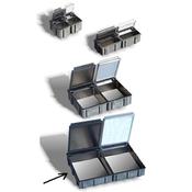 Iteco Contenitore ESD 57x68x15mm con coperchio a molla nero