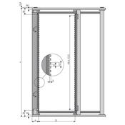 Rack CAB polistirolo 701.1 conduttivo 355x320x563mm 60°