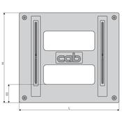 Rack CAB polistirolo 701.1 conduttivo 355x320x563mm 60°