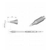 JBC Punta saldante C245-673 - Cacciavite dritto - 0.8x0.3mm