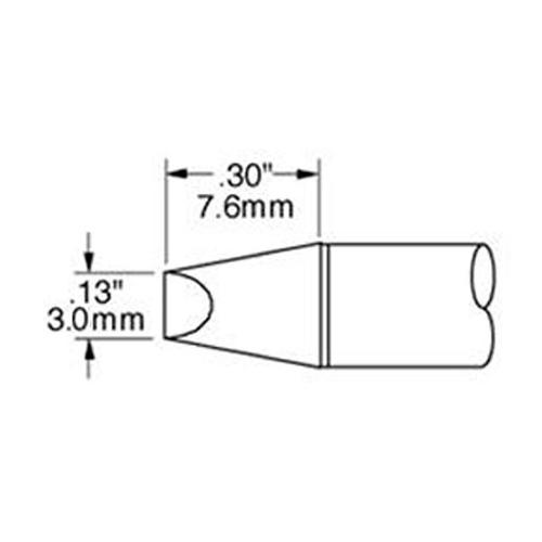 Metcal SSC-613A - Punta a cacciavite 90° 3 mm - Serie 600